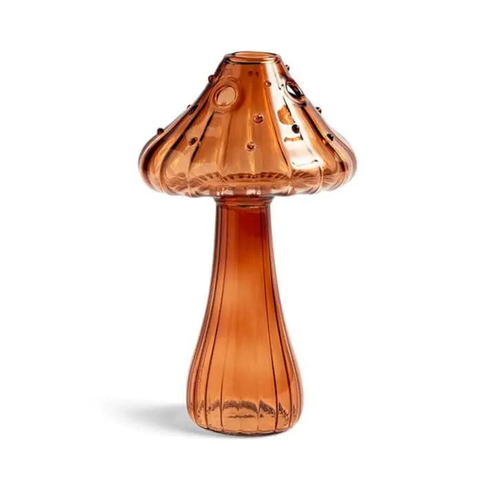 Mushroom Glass Flower Vase